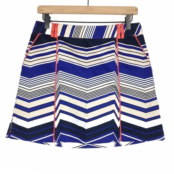 LADY HAGEN Golf Skort Skirt Caracas Renew Shorts Chevron Pickleball Size 6 NWT - Picture 1 of 12